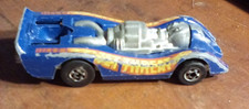 Vintage Hot Wheels Jet Threat Flying Colers Blue Blackwall Hong Kong HK 1970