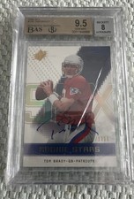 2000 SPX Rookie Stars Tom Brady #130; Gem Mint 9.5; Beckett Authentic Auto 8￼