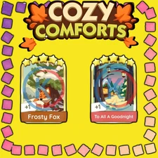 🎅 MONO-POLY Golden Blitz GO Golden Stickers (Frosty Fox/ To AIl A Goodnight) 🎄