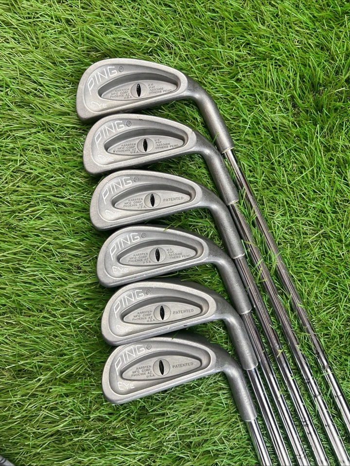 Винтажный набор айронов Ping Eye (2/4/5/6/8/9) для кошачьего глаза под правую руку ZZ легкие жесткие гибкие стержни - Изображение 4 из 4