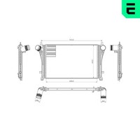 LadeluftküHler Era 672027 FüR Vw Golf 7 5G1 BQ1 BE1 BE2 Passat B8 3G2 CB2 3G5 8