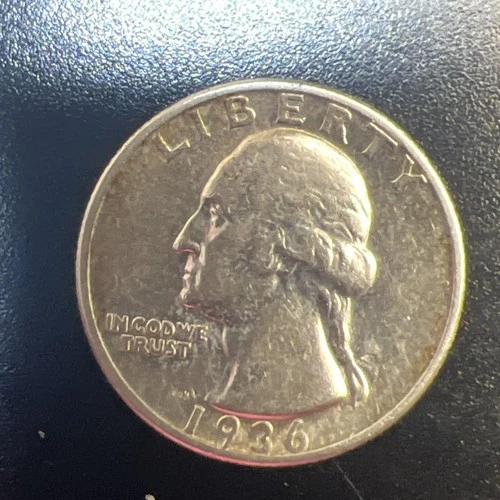 1936 S Washington Quarter XF A-409