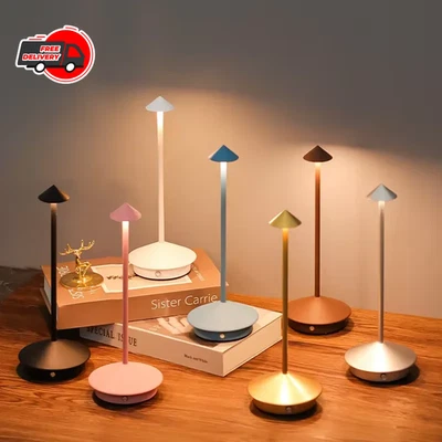 Rechargeable Table Lamp Creative Dining Touch LED Hotel Bar Coffee Pina Pro Tabl