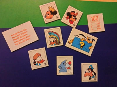 Educa 1983 Metropoly DISNEYLAND thick mini cards (you pick) Spain used Free Ship