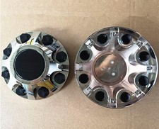 2pcs Gloss Silver Wheel Center Caps 8 Lugs Fit For Chevy Silverado 2011-2020 New