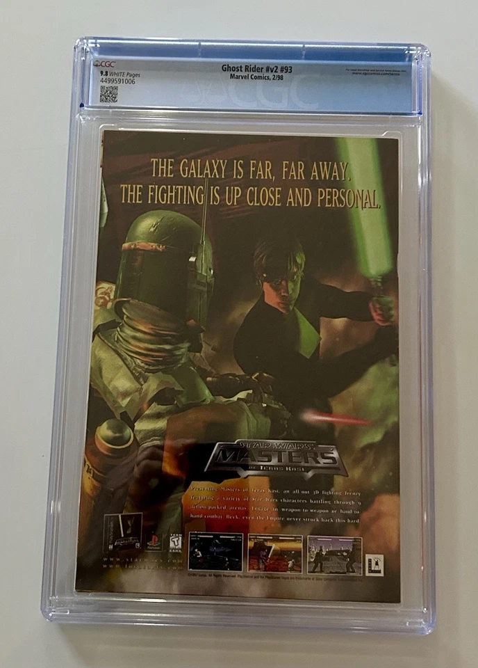 GHOST RIDER Volume 2, #93 | Originally the Final Issue | CGC 9.8 | 1998 | Scarce - Image 2 of 2