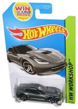 Hot Wheels HW Workshop (2013) Gray 2014 Corvette Stingray Toy Car 207/250