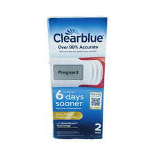 ClearBlue Early Digital Pregnancy Test 2 Tests Family Planning 6 Days Sooner