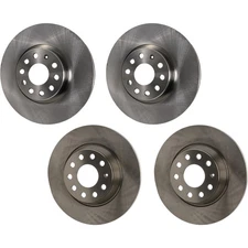 Front & Rear Brake Disc Rotors for VW Sedan Volkswagen Tiguan Jetta GTI Passat