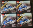 Lot Of (4) LEGO Star Wars Captain Rex Y-Wing Microfighter 75391 NEW! SEALED!