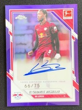 El Chadaille Bitshiabu 2025-26 Topps Chrome Bundesliga Purple Auto 66/75 #BA-ECB
