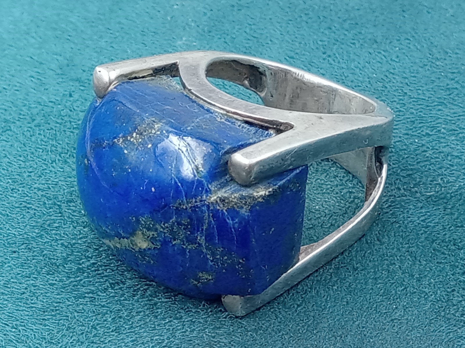 Fine Statement Sterling Silver Ring Rectangular C… - image 5