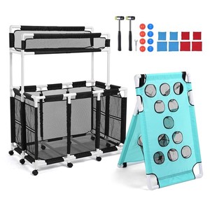 AplusChoice 424-gallon Pool Float Storage Bin Bean Bag Toss Game Cornhole Board
