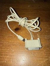 Apple Macintosh Mini-DIN 8 to DB25 Male Serial Cable RS-232 Vintage 8'