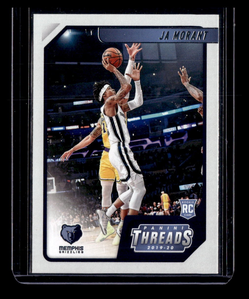 2019-20 Panini Chronicles #84 Ja Morant Rookie Threads JH01