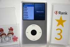 Apple iPod Classic 6th Gen 80GB Silver A1238 New 750mAh Battery Tested Japan