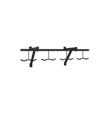 New Rinehart 8 Bow Wall Rack With Arms Holder