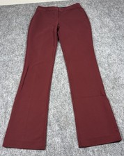 Express Columnist Women’s Pants Size 0 Maroon Business Casual Stretch Wide Leg