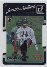2016 Donruss Rookies Press Proof Silver Die-Cut 62/75 Jonathan Bullard #322 0q3