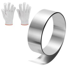 Aluminum Flashing Roll, 2" x 6.56ft Aluminum Flashing Roofing Panels 0.6mm