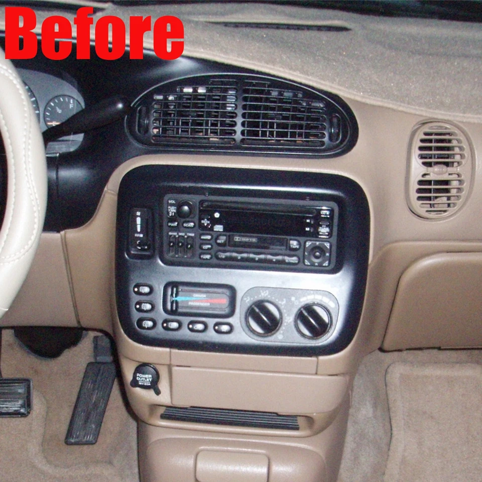 Atualizado para Dodge Grand Caravan 1987-2000 Apple Carplay rádio de carro Android15 GPS - Imagem 3 de 4