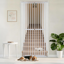 Extra Tall Cat Gate for Doorway   75.2  Pressure-Mounted Transparent Cat Gate fo