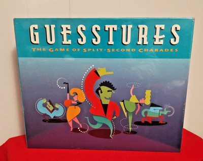 Milton Bradley Guesstures The Game of Split Second Charades 1990 SEALED
