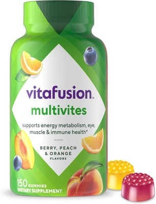 Vitafusion Multivites Gummy Adult MultiVitamins 150ct Exp 4/26