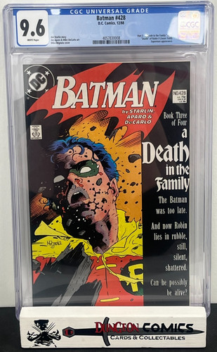 Batman # 428 CGC 9.6 DC 1988 Death In The Family Part 3 [CR]