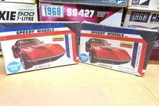 Pair Of Sealed Lindberg Speedy Wheels Corvettes Mib Kit 1830 Pair Of Sealed Lindberg Speedy Wheels Corvettes Mib Kit 1830
