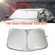 For Chevrolet Silverado 2021 Windshield Sun Shade Heat Block Shield Cover Visor