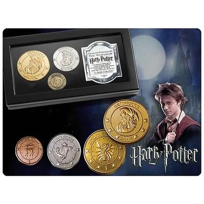 Classeur collector NEUF HARRY POTTER / GRINGOTTS + 24 pièces