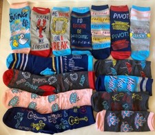 Friends TV Show Womens Socks Ankle And Crew 15 Pairs Size 4-10