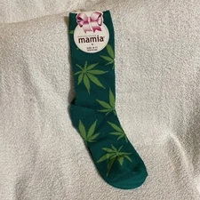 NWT Mamia Womens Fashion Crew Socks (Size 9-11)