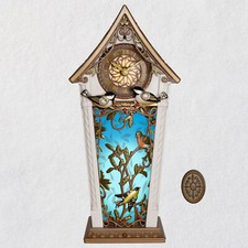 Hallmark 2020 The Beauty of Birds Musical Clock With Light Sound Motion - NEW