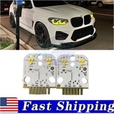 CSL Yellow Adaptive DRL Angel Eyes Boards For 2018-2021 BMW X3 X4 G01 G02 F97