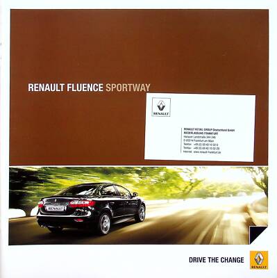 251365) Renault Fluence - Sportway -Prospekt 12/2011