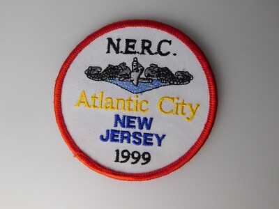 ATLANTIC CITY  ENVIROMENTAL STUSTAINABILITY RECYCLE COUNCIL NERC  PATCH BADGE NJ