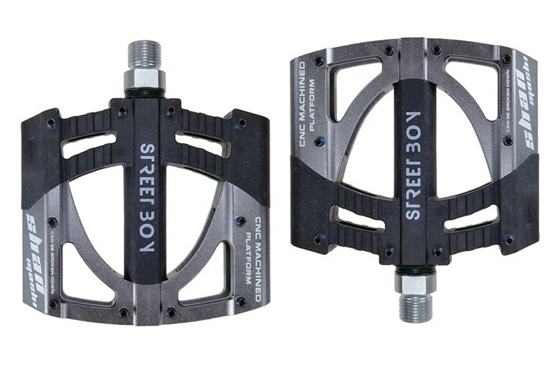 Universal Sealed 3 Bearing Bicycle Flat Pedals Aluminum MTB Road Cycling Pedals - Image 4 of 4