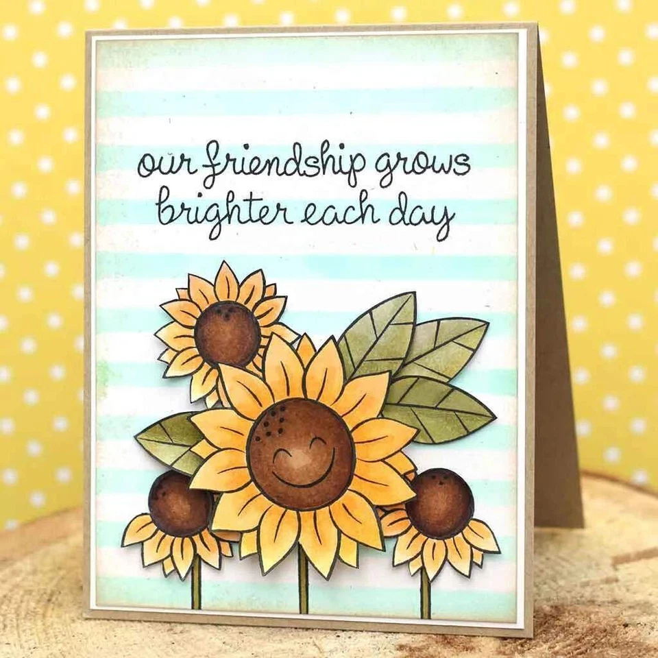 Clear Stamps - Our Friendship Grows LF556 - Image 2 of 2