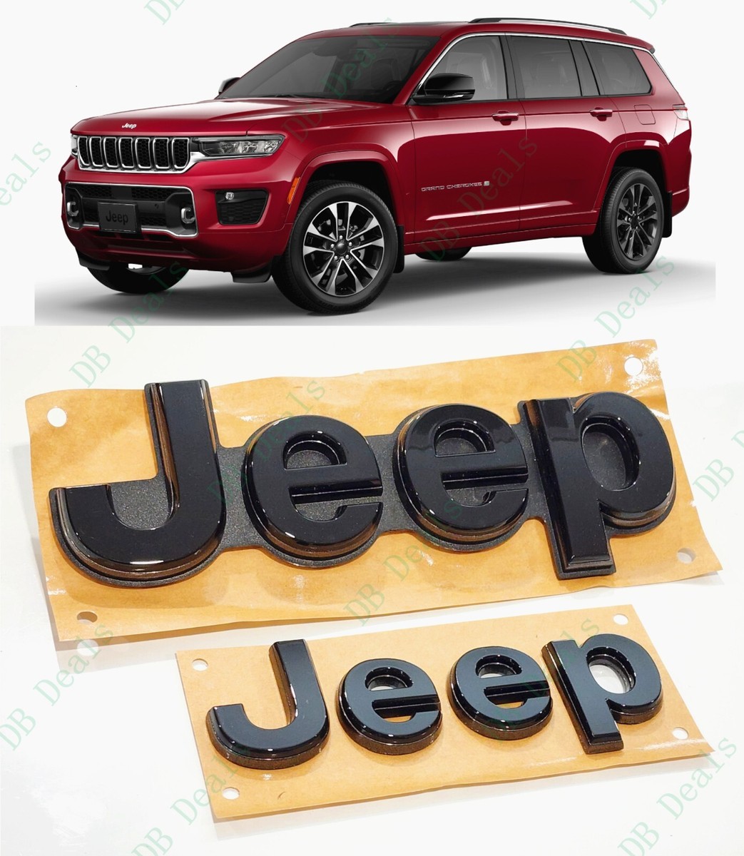 2pcs Limited Emblems for Jeep Grand Cherokee Compass Auto (Chrome) NEW