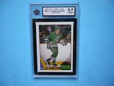 1987/88 O-PEE-CHEE NHL HOCKEY CARD #23 ULF SAMUELSSON ROOKIE KSA 8.5 NMMINT+ OPC