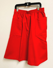 Vintage 1980s W/ TAGS Red Suntimer for Mervyn's Women's Shorts SIZE 14