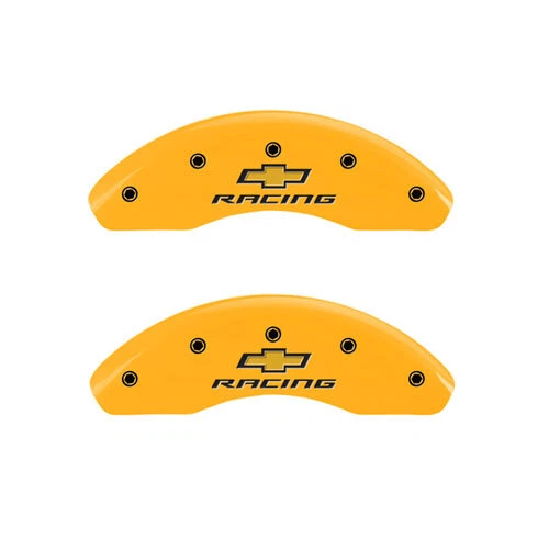 2000-2005 Chevy Monte Carlo Front + Rear Yellow MGP Brake Caliper Covers "Racing - Image 2 of 4