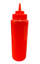32oz Widemouth Squeeze Sauce Bottle/Dispenser, Mayo/Ketchup/Mustard, Condiment