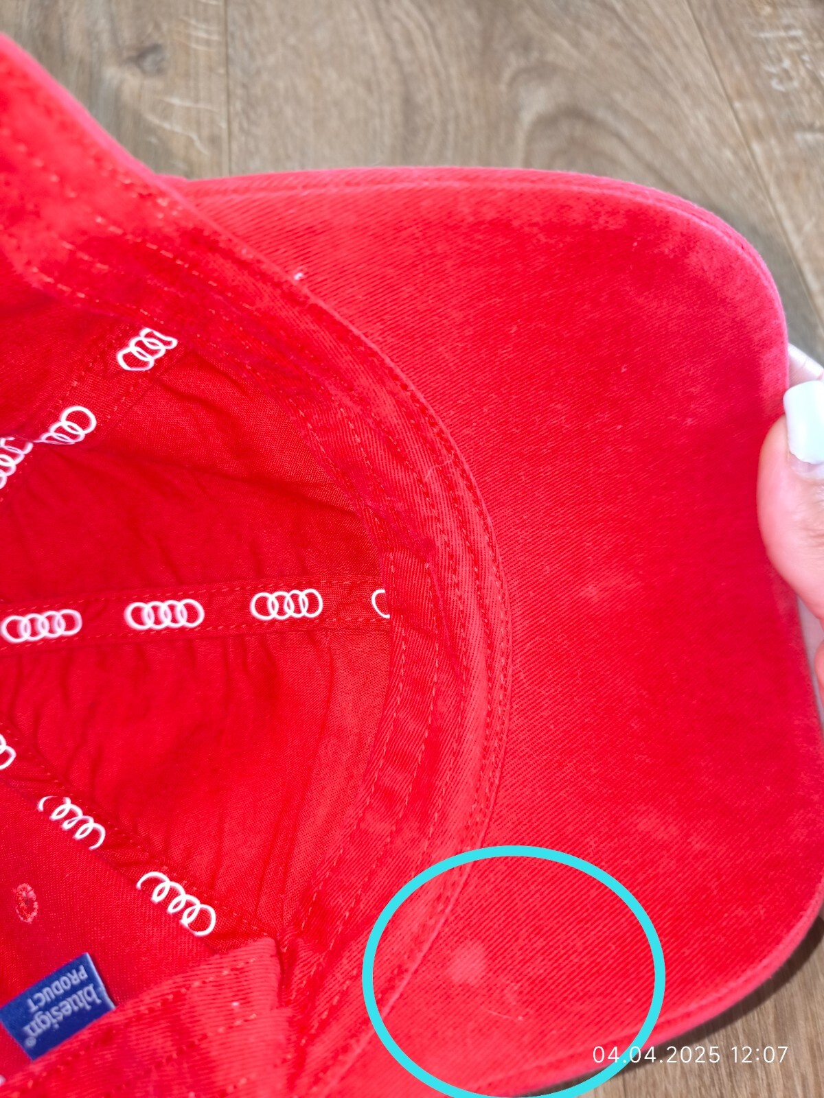 Audi Baseball Cap Hat Adjustable Strap Back 100% … - image 7