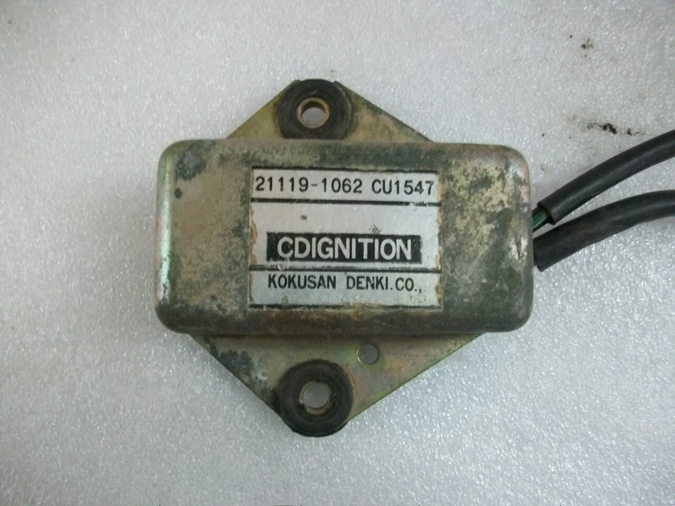 Caja de encendido vintage Ahrma 1982-1983 OEM Kawasaki KX125 KX 125 CDI 21119-1062 Foto 2 de 4