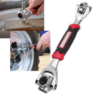 48 in 1 Tiger Socket Wrench Spanner Repair Tool Work w/ Spline Bolts Rotatable