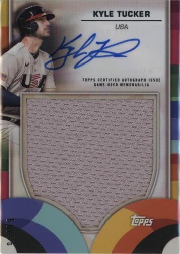 2023 Topps World Baseball Classic Kyle Tucker Variation Autograph