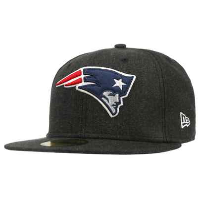 NEW ERA 59Fifty Heather Patriots Cap Basecap Baseballcap Fitted Flat Brim